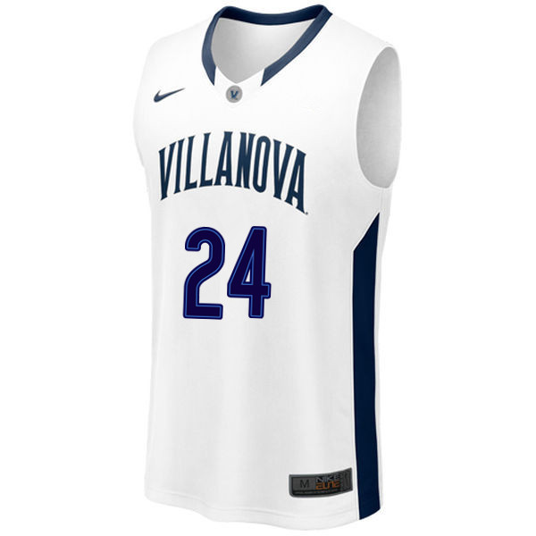 Men #24 Tom Ingelsby Villanova Wildcats College Basketball Jerseys Sale-White - Click Image to Close